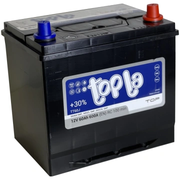 Akumulators Topla TOP JIS TT60J, 12 V, 60 Ah, 600 