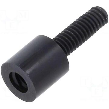 Screwed spacer sleeve | cylindrical | polyamide | 