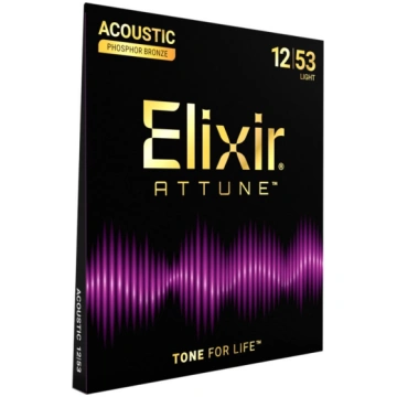 Elixir Attune 21052 Phosphor Bronze (12-53) akusti