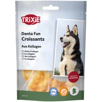 Gardums suņiem Trixie Denta Fun Croissants, vistas