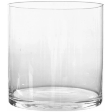 VĀZE CILINDRS H12CM R12CM, STIKLS (913), Arkolat P