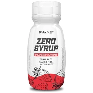 BioTechUSA Zero Syrup Zemeņu sīrups, bez cukura, b