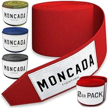 Moncada Fighting [4 m Boxing Bandages with Thumb L