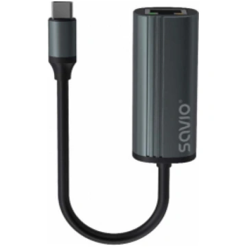 Savio AK-56 USB-C 3.1 Gen 1 - RJ-45 Gigabit Ethern