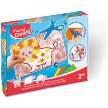 MAPED Creativ aplikāciju komplekts ar šķērēm 2+