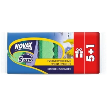 Trauku sūkļi NV 8571042900, 5 + 1 gab NOVAX