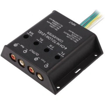 Hi-Level converter; gold-plated; 40W; Input: wires