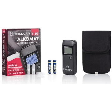 BACscan F-40 alcohol tester 0 - 4% Grey