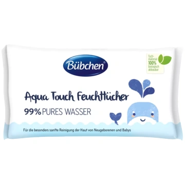 BUBCHEN Aqua Touch mitrās salvetes, 48 gab