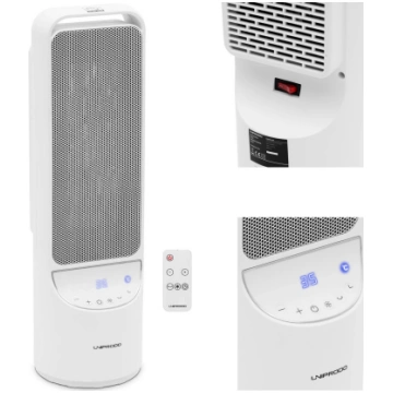 Kolonnas elektriskais radiators ar 1200/2000 pilot