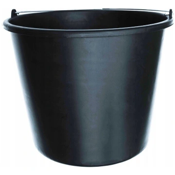 Plastmasas spainis 20 L, melns