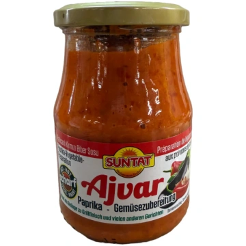Konservi | Mērces - Paprikas mērce Ajvar, asa, SUN