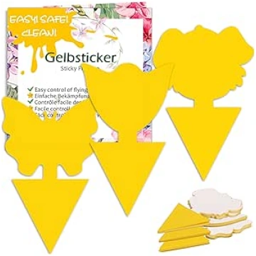 Blooven Yellow Stickers Fungus Gnats Control Pack 