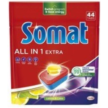 Trauku mašīnu tabletes Somat All in 1 Extra Lemon&