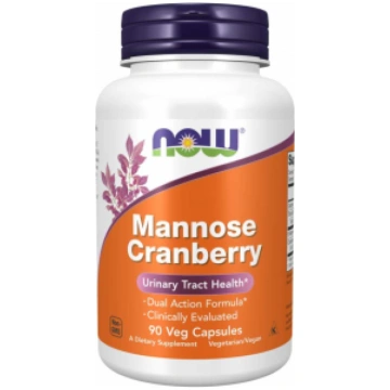 D-Mannose plus Cranberry Now Foods 90 vcaps