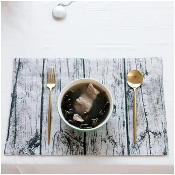 AMDXD Set of 4 Place Mats Washable Personalised Sq