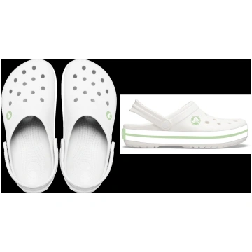 Crocs™ Crocband White/Serene Green