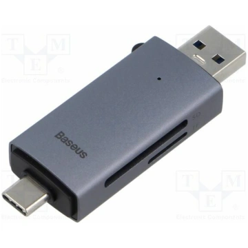 Card reader: memory; USB A plug,USB C plug; USB 3.