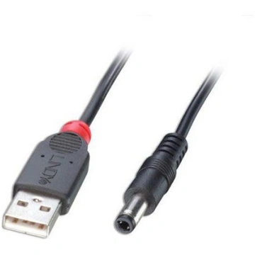 Lindy Adapter Cable USB A male - DC 5.5/2.5 mm mal