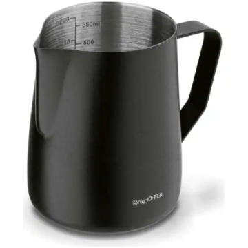 KonigHOFFER Tērauda piena krūze 600ml BARISTA meln