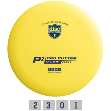 Discmania diskgolfa disks Putter D-LINE P2 FLEX 2 