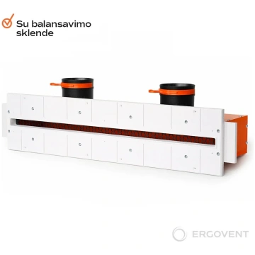 Apmetamais lineārais difuzors ERGOVENT LINEO 600/7