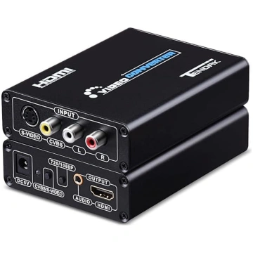 Tendak Composite S-Video AV RCA CVBS uz HDMI adapt