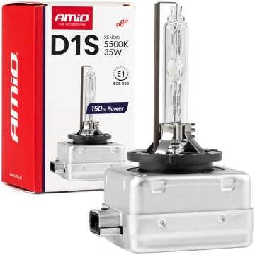 Ksenona spuldze D1S 5500K 35W AMiO +150% POWER | A