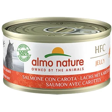 Almo Nature Cat HFC Jelly Salmon & Carrot konservi