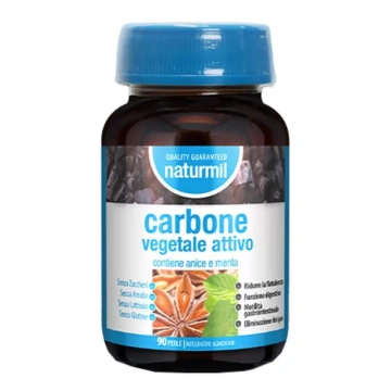 NATURMIL CARBONE VEGETALE ATTIVO 90 PERLE DIETMED 