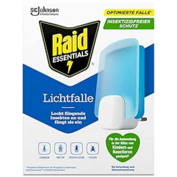 Raid Essentials light trap, insect plug with adhes