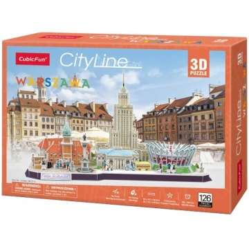 CHARGERCUBE PUZZLE 3 D CITYLINE WARSZAWA | 306-202