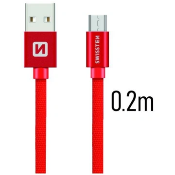 Swissten Textile Quick Charge Universāls Micro USB
