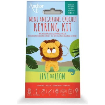 Mini Kit Amigurumi Levi Il Leone - Anchor