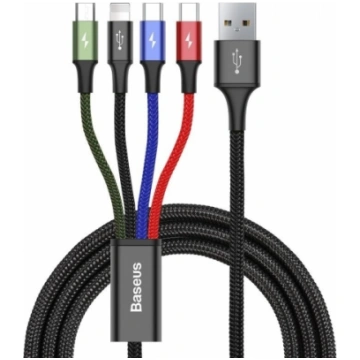 Baseus Fast USB Cable 4in1 2xUSB-C / Lightning / M
