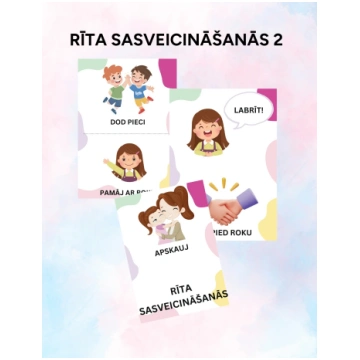 Rīta sasveicināšanās 2 - Drukātas un laminētas dar