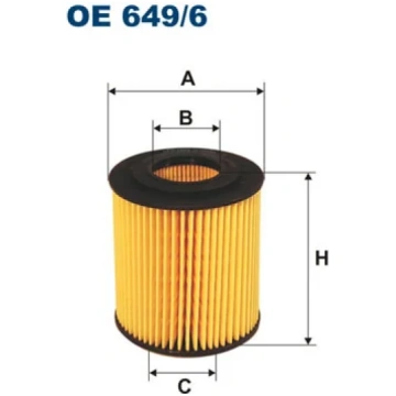 FILTRON Eļļas filtrs OE 649/6