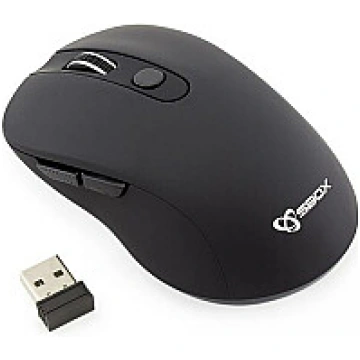 Sbox Wireless Mouse WM-911B black T-MLX35769