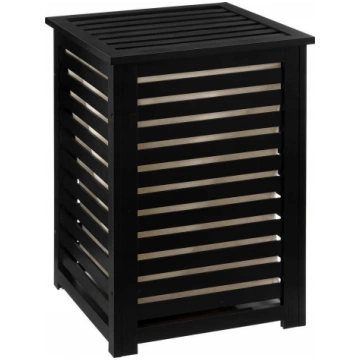 Veļas kaste 5five Sicela, 65 l, melna krās., 40 cm
