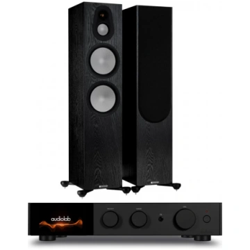 AUDIOLAB 9000A / MONITOR AUDIO Silver 500 7G Black