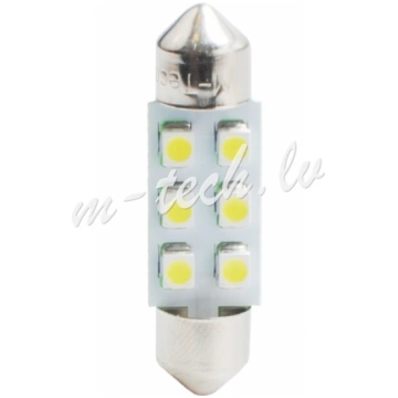 L028W - LED L028W - C5W 36mm 6xSMD3528 White