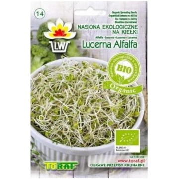 BIO diedzējamās sēklas lucerna 20g 5907595509800