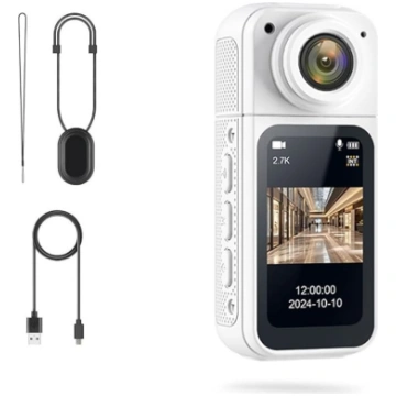 4K Thumb Action Camera, 180° rotējošs objektīvs, 2