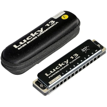 Austrumu top Lucky 13 Bass Plus Blues Harmonica 13