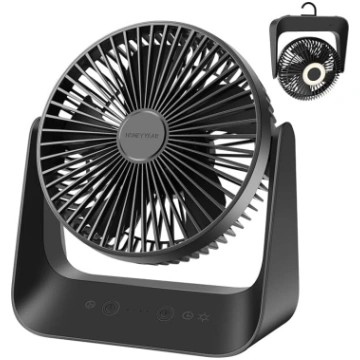 USB ventilators ar termostata funkciju, 5000 mAh a