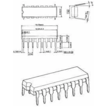 Mikroshēma TL494CN-MBR TEXAS INSTRUMENTS