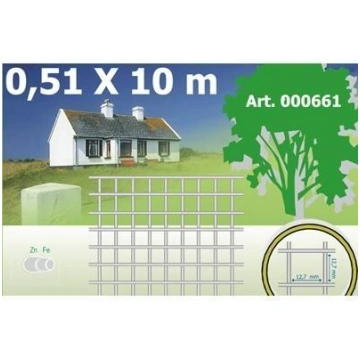 Siets, Cinkots 0.51x10m rullis, 12.7x0.9mm acs (00