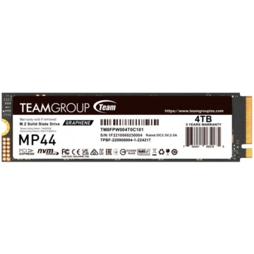 Team Group MP44 4TB, SSD (PCIe 4.0 x4, NVMe, M.2 2