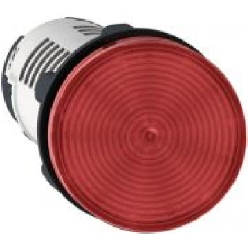 Pilot light, Harmony XB7, round 22mm, red, integra