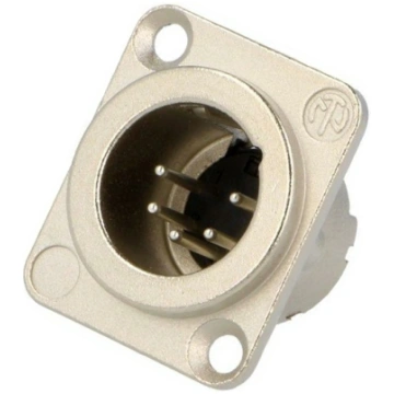 NEUTRIK - XLR MOUNTING CONNECTOR, 5-PIN MALE, SILV